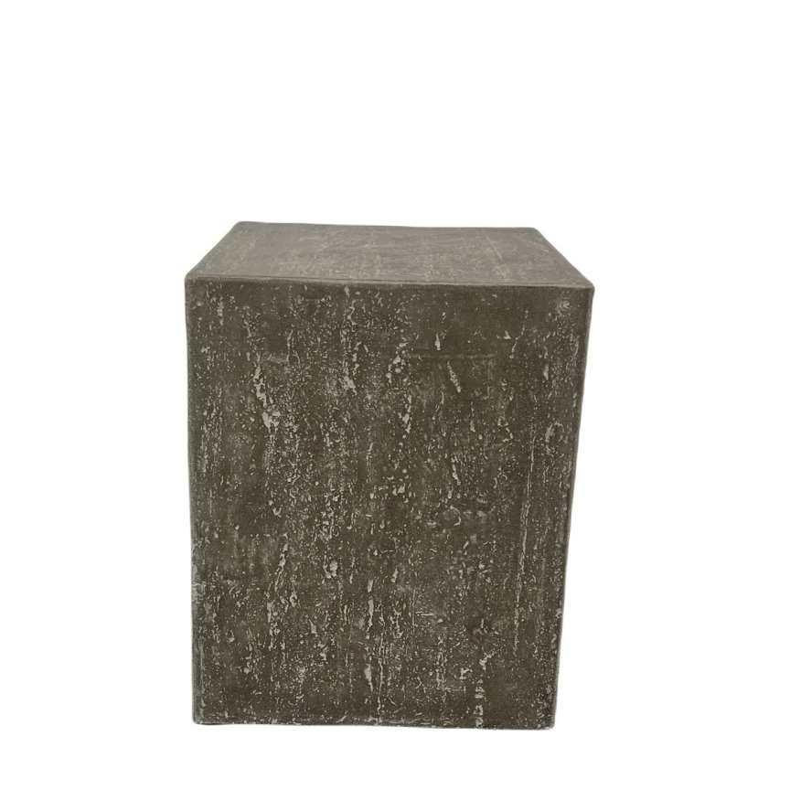 Čtvercový kryt na plynovou láhev travertin - design originál beton