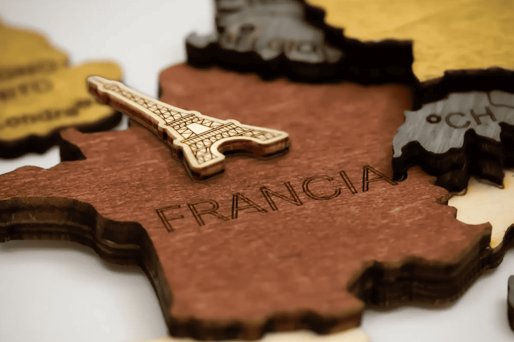 Dekoratívne miniatúry pamiatok 22 ks – doplnok k nástenným mapám sveta