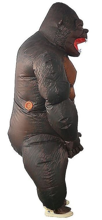 Kostým gorila nafukovací – oblek King Kong s ventilátorem na Halloween a karneval