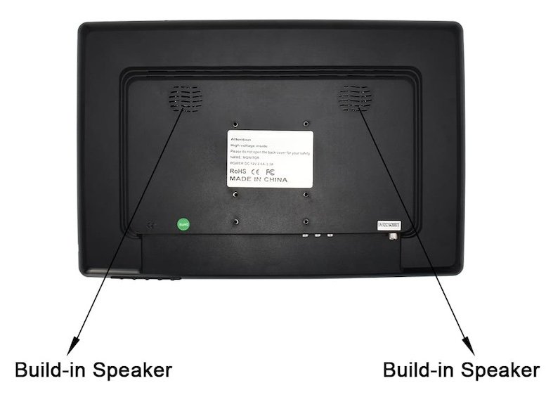 Monitor na kamery BNC vstupem 19" - pro CCTV kamerové systémy s HDMI + USB + 1440×900px