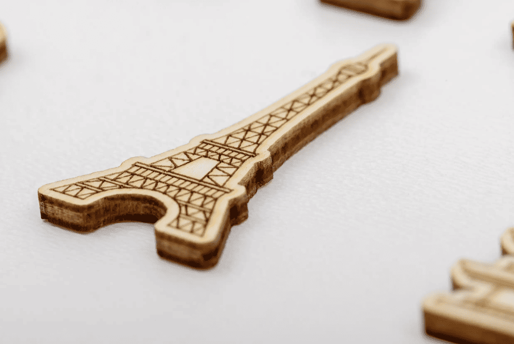 Dekoratívne miniatúry pamiatok 22 ks – doplnok k nástenným mapám sveta
