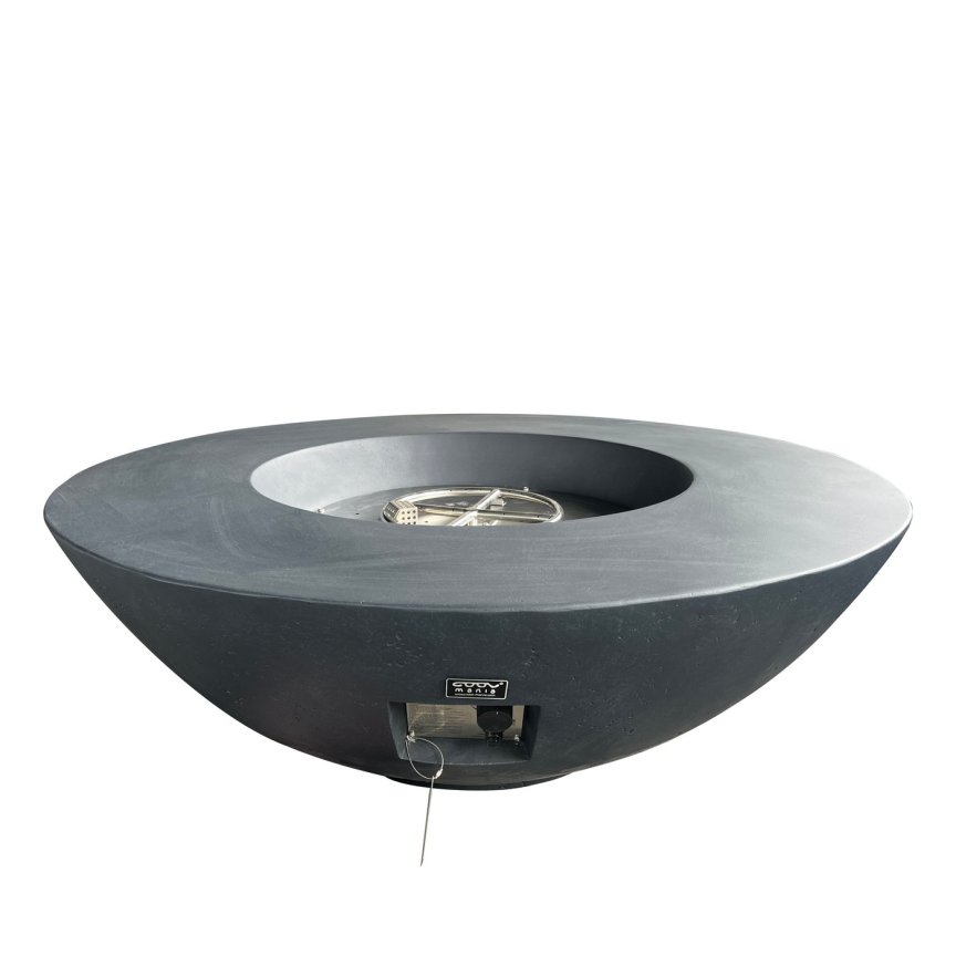 Okrúhle exteriérové ohniská - plynové ohnisko do exteriéru - LASTRIX 106x40 cm