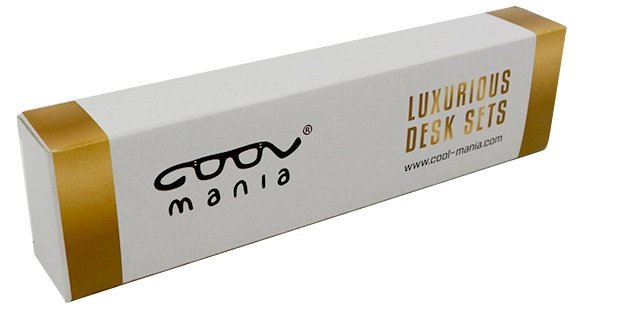 Kancelářský set – 10 kusů ze dřeva a kůže, dárek pro šéfa do kanceláře
