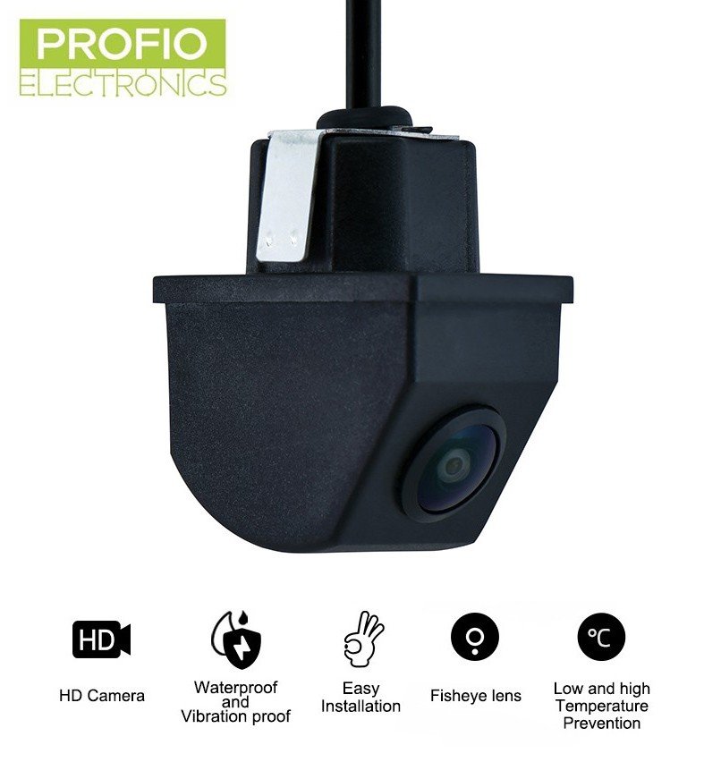 Širokouhlá kamera s objektívom rybie oko f 1,58 mm, WDR, 720P AHD a krytím IP67 vodeodolná