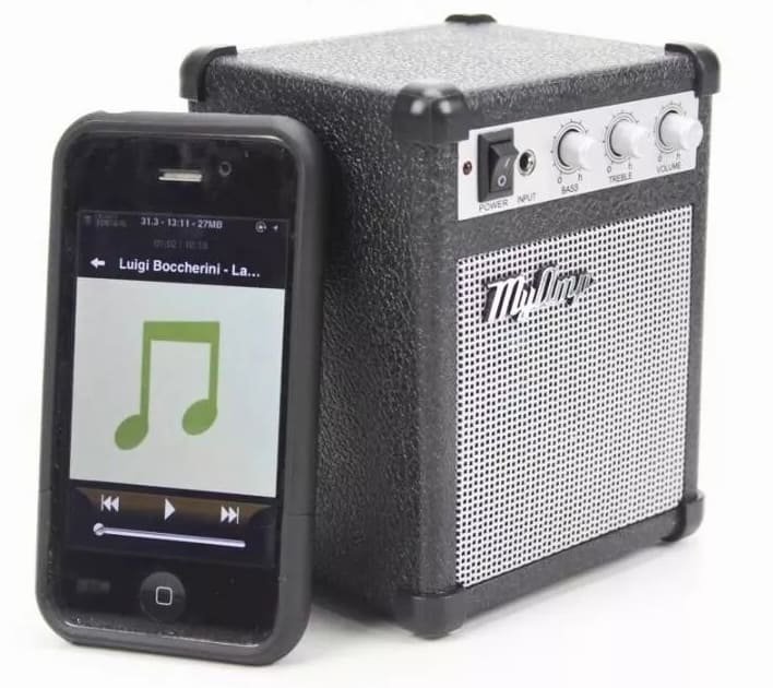 Reproduktor na mobil mini retro – prenosný reproduktor 5W s 3,5 mm jackom