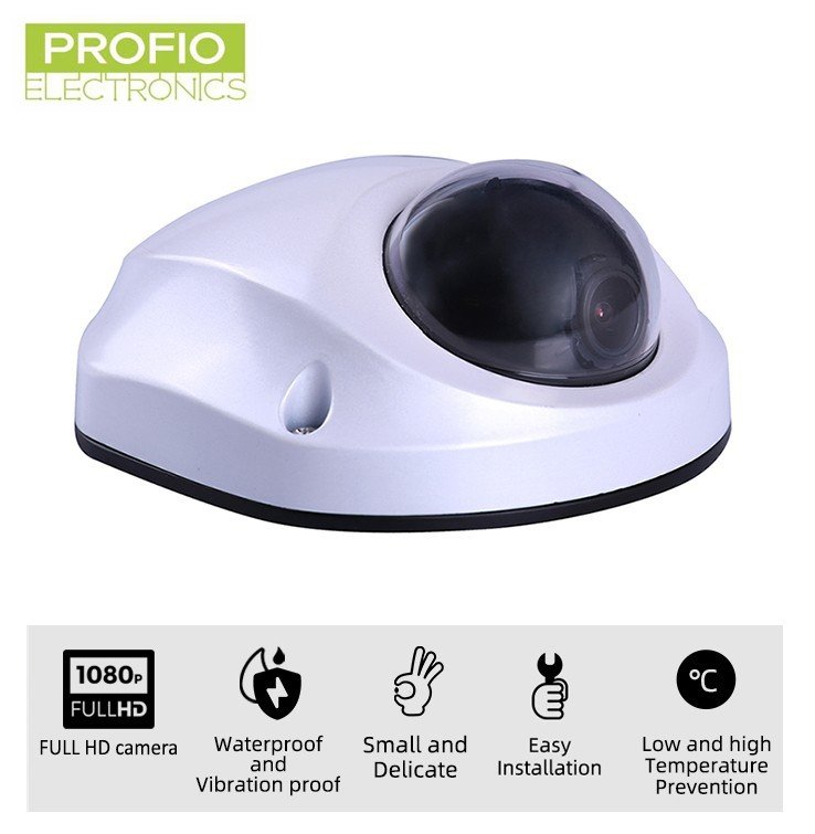 Mini DOME AHD kamera do auta Full HD 1080p + objektív 3,6 mm + snímač Sony 307 + technológia WDR