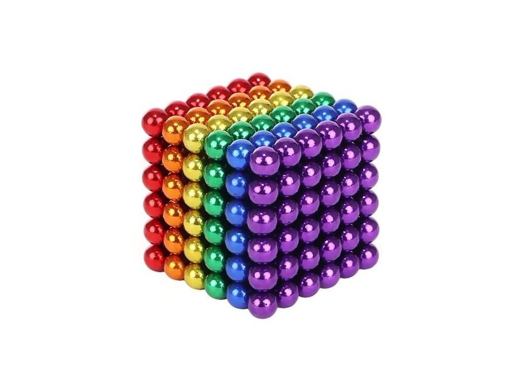Guličky na kreatívne skladanie Neocube - Magnetické guličky farebné 5mm