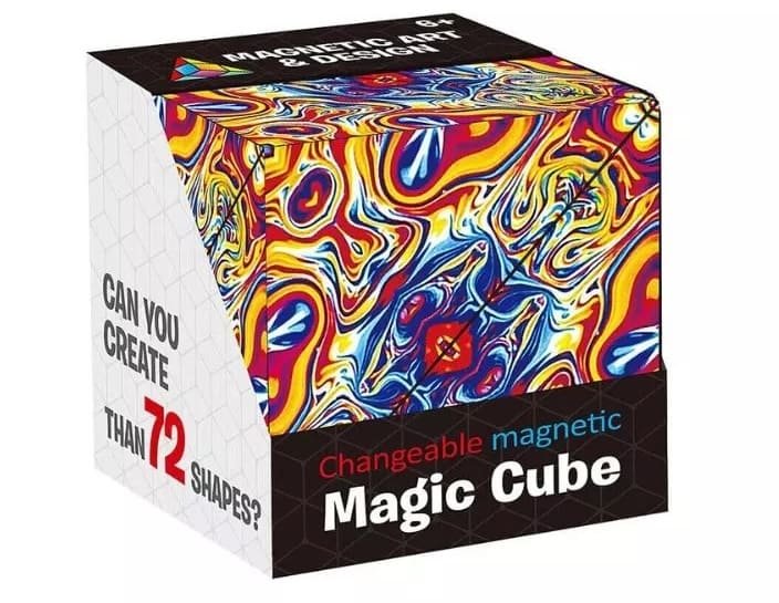 Kostka puzzle antistresová 3D – skládačka magická se 70 tvary