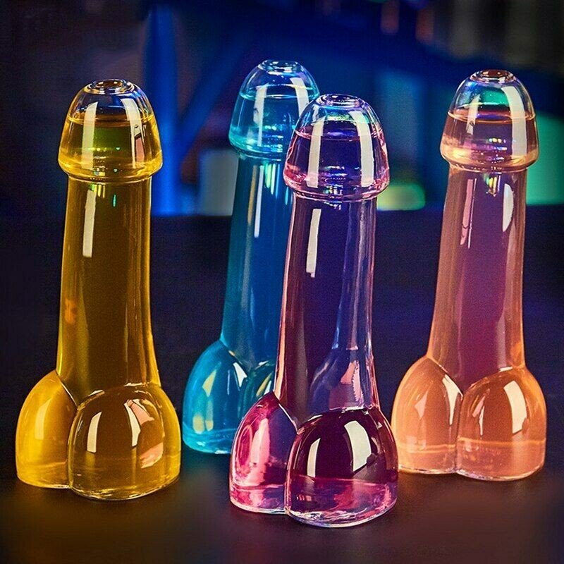 Pohár penis sklenený – pohár darčekový party TOP