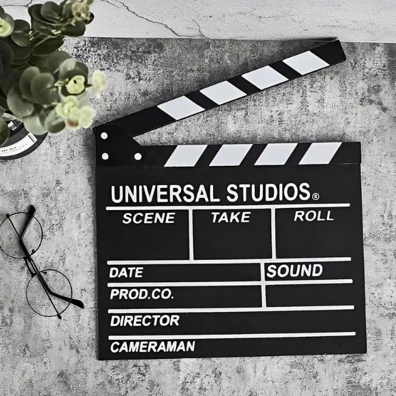 Klapka filmová režisérska – replika filmovej klapky 30×28 cm