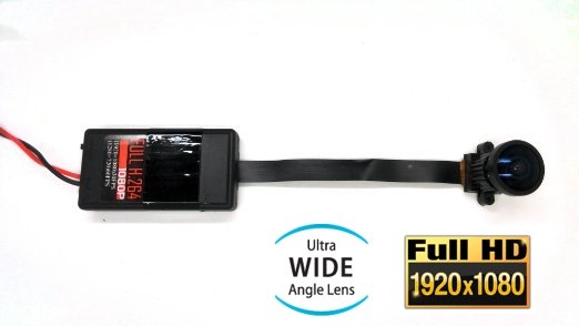 Камера Pinhole с широкоъгълен обектив 185°
