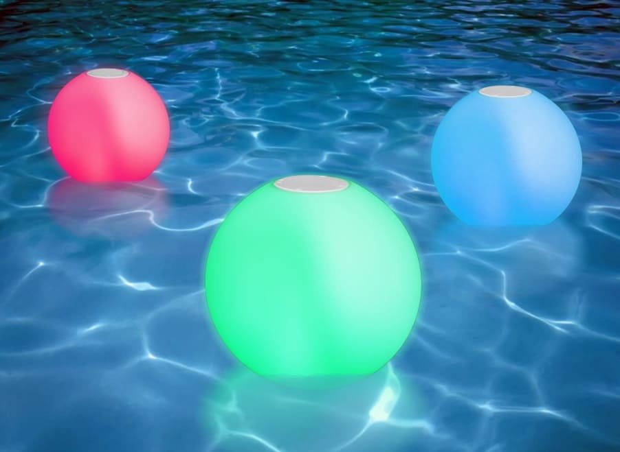 Reproduktor plávajúci na vode ako balón s 5W Bluetooth IP67 vodotesný - RGB LED farebný