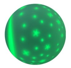 Svietiaci mesiac - Gula obloha LED svietiaca 22 cm - meniteľné RGBW farby + vstavaná batéria 1500mAh + IP44