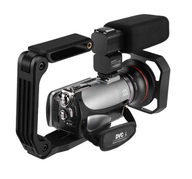 4K videokamera Ordro AZ50 s WiFi + nočné videnie + makro a teleobjektív + LED osvetlenie + praktický kufrík