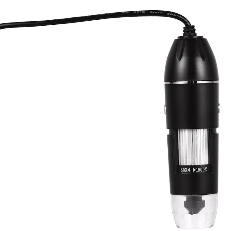 USB mikroskop digitálny s kvalitným obrazom - 500-1600x zväčšenie