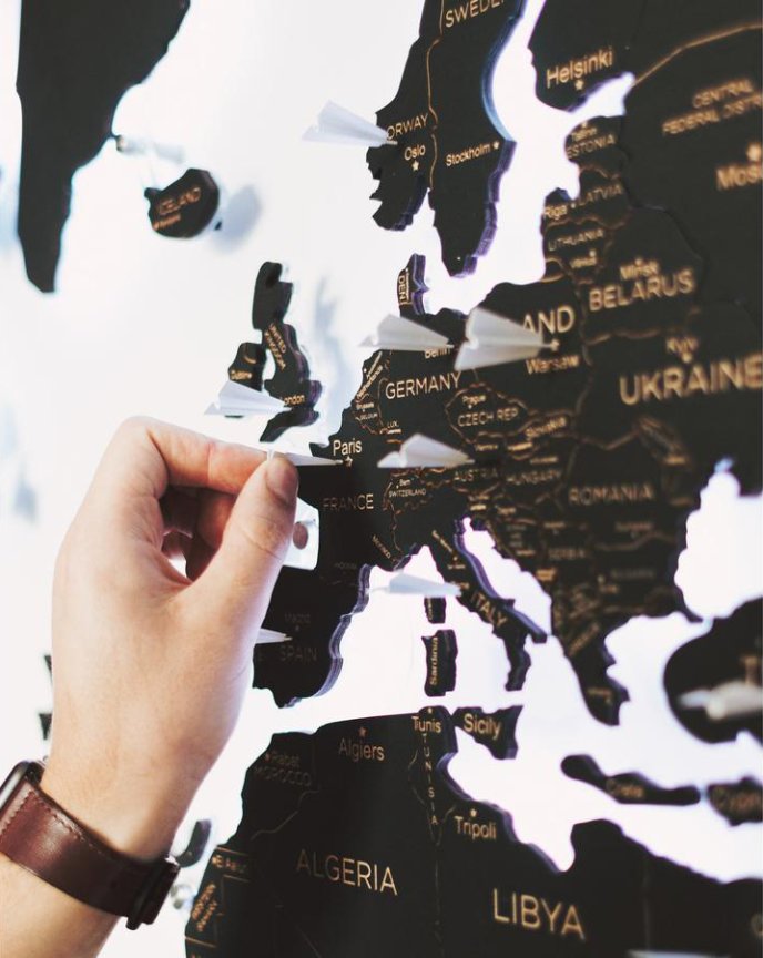 30 ks push pins letadélka – označovače míst na nástěnnou mapu ve tvaru letadélek