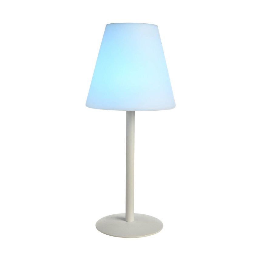 RETRO solárna LED lampa záhradná s RGB/bielym svetlom a 1200mAh bateriou