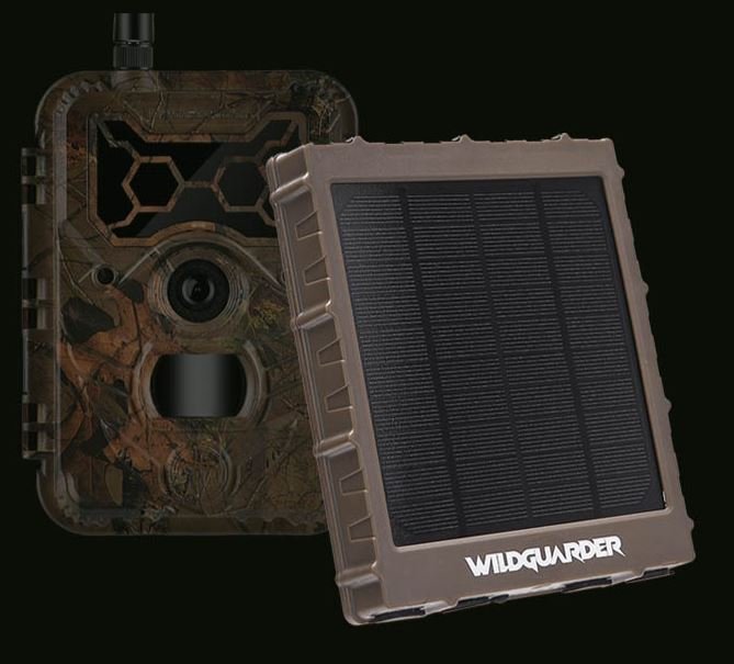 Solárny panel na fotopasce a kamery so zabudovanou nabíjačkou Li-ion 8000mAh + výstup 6/9/12V