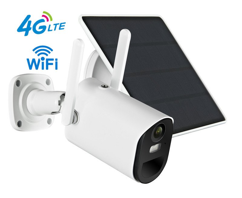 Bezpečnostná FULL HD kamera s výkonným solárnym panelom + batéria 14400 mAh + IR LED + Wi-Fi + 4G