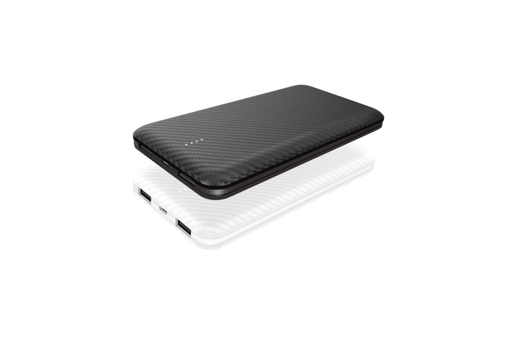 Power bank s duálnym USB výstupom s výkonom 2.0A s kapacitou 10000mAh