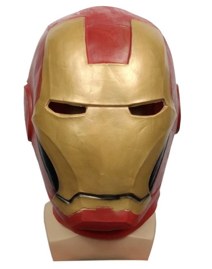 Maska na obličej Ironman – superhrdinská maska na dětské oslavy i Halloween