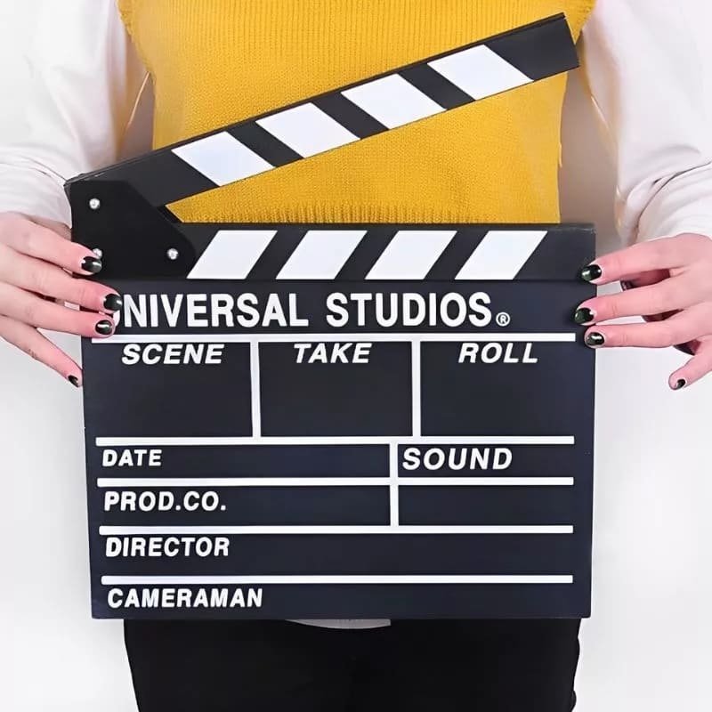 Klapka filmová režisérska – replika filmovej klapky 30×28 cm