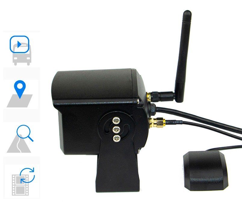 Autokamera celokovová Full HD 4G SIM/WiFi IP66 + 18 IR LED nočné videnie do 20 m + Mic/Repro