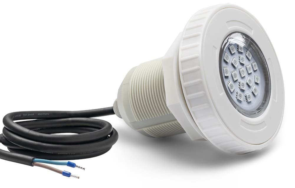 LED svetlo do bazena farebné RGB 103mm IP68 vodotesné - 3W osvetlenie na bazén
