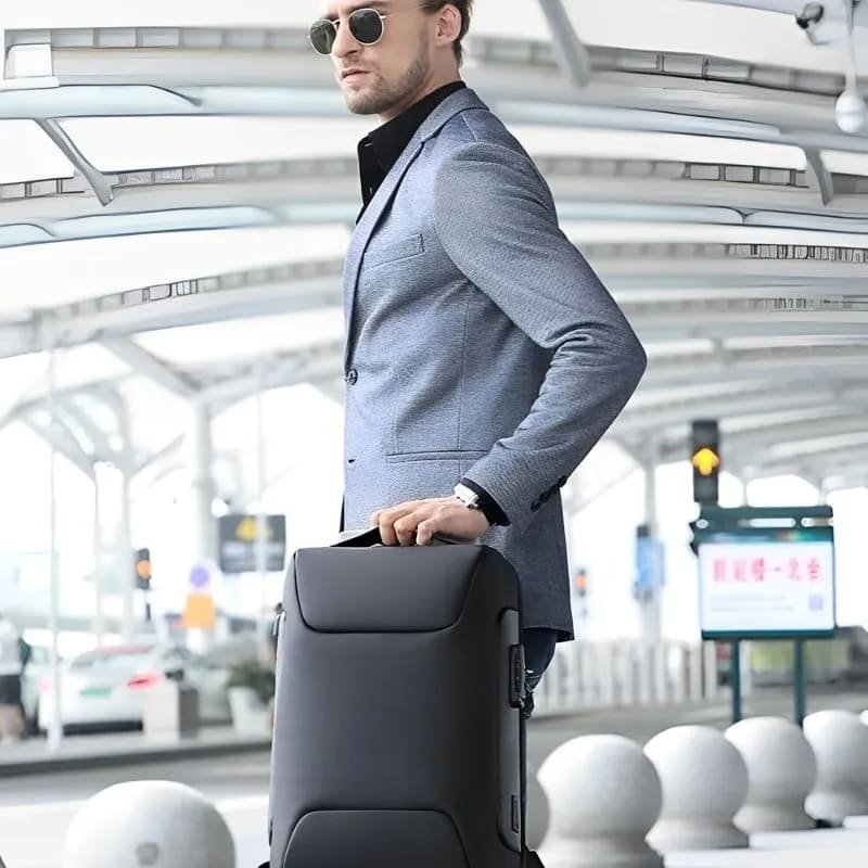 Batoh nepromokavý pánský – batoh s USB portem a PIN zámkem moderní