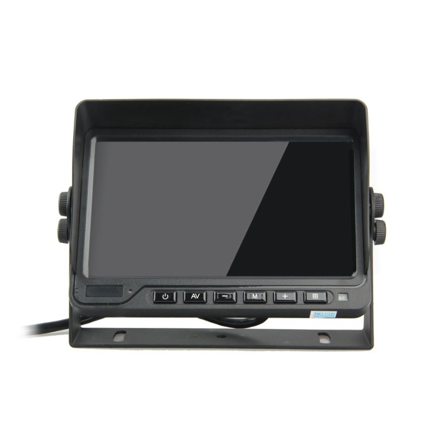 Cúvací kamerový set so zadnou DEFROST HD kamerou s ohrevom do -40 °C + 18 IR LED + 7" monitor