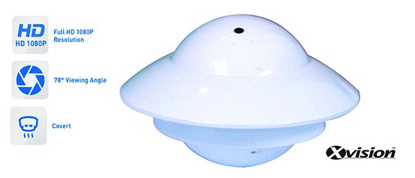 Cameră hibridă UFO Xvision 1080P/960H cu LED IR de 10m