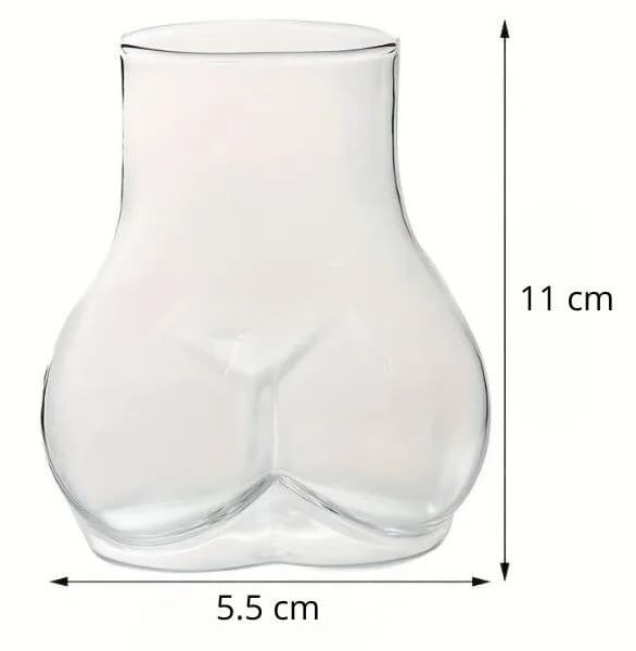 Pohár zadok sklenený 450 ml – pohár sklenený 450 ml v tvare pozadia