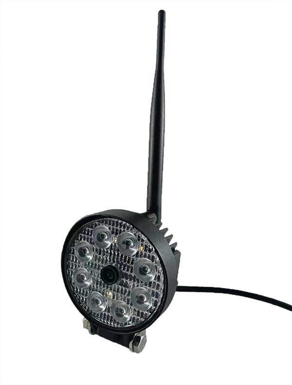 Telecamera WiFi per retromarcia 120° con 720P AHD+ IP68 + 8 luci LED + monitor LCD da 7"