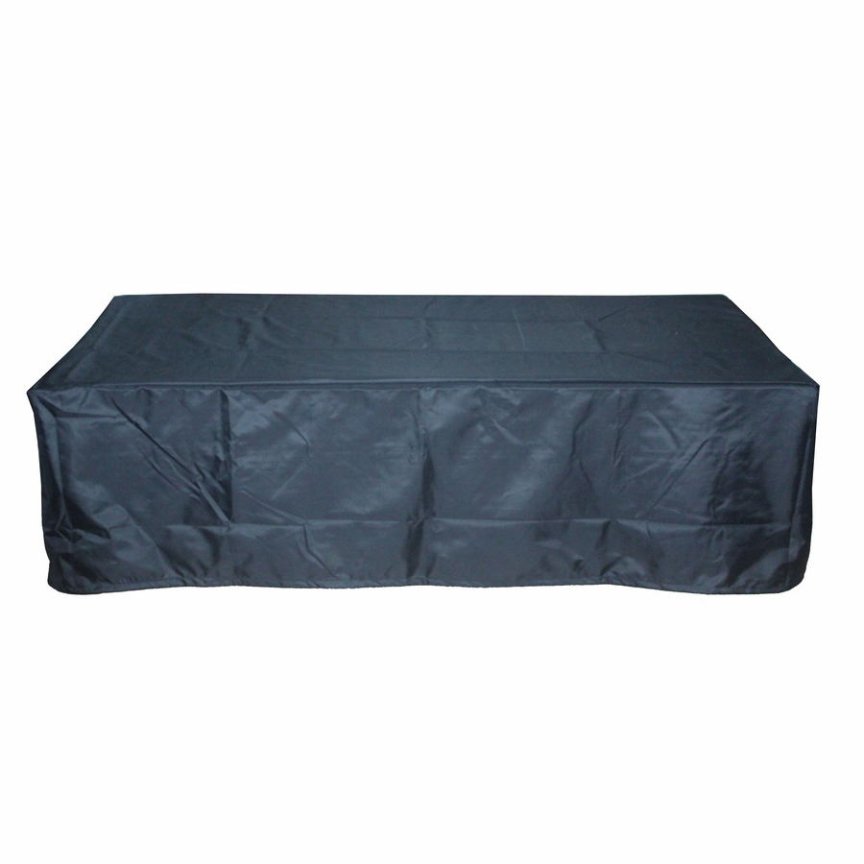 Venkovní ohniště plynové - stolní krb z betonu do exteriéru LUMISA 152x70 cm