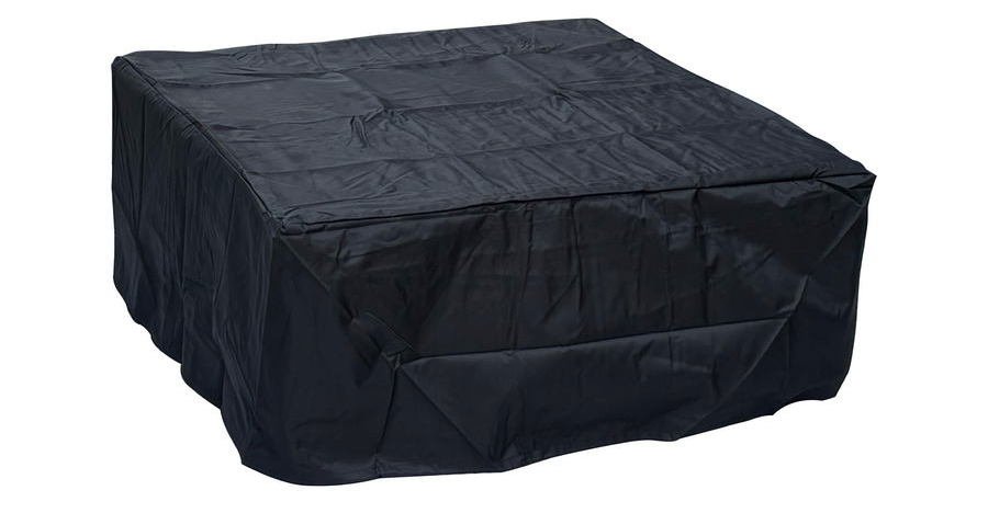 Prenosné ohnisko - exterierové plynové ohnisko na propan/butan - LUXUNO 86x86 cm šedý