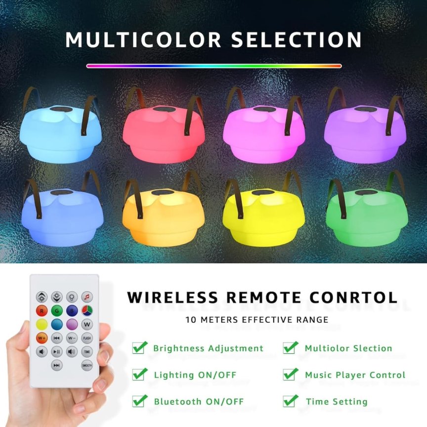 Plávajúci držiak na napoje s 5W Bluetooth reproduktorom + farebné LED svetlo s IP66 ochranou