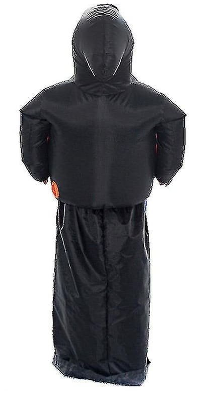 Kostým smrtka nafukovací – halloweenský oblek smrtka s ventilátorem