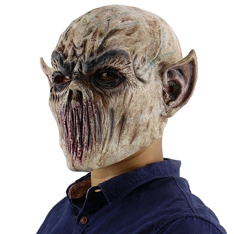 Maska na obličej upír vampír – halloweenská maska pro dospělé i děti