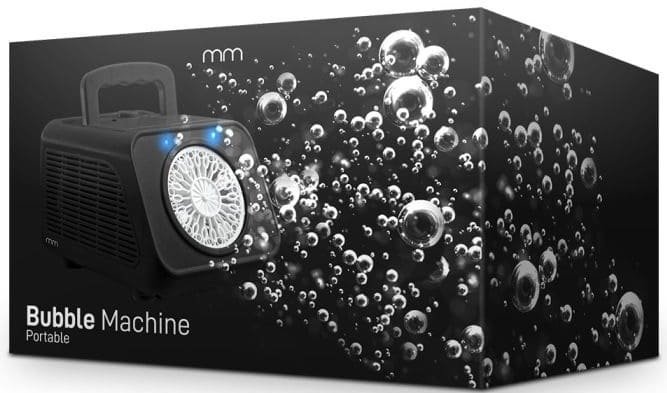 Stroj na bubliny – prenosný bublifuk 200 ml + 2 LED
