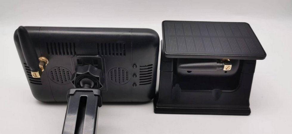 Kit retromarcia solare - Monitor 5" + telecamera magnetica wifi wireless HD 720P