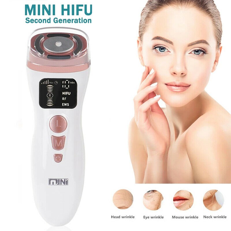 Ultrazvukový prístroj na pleť tváre Mini Hifu omladzujúci 3v1