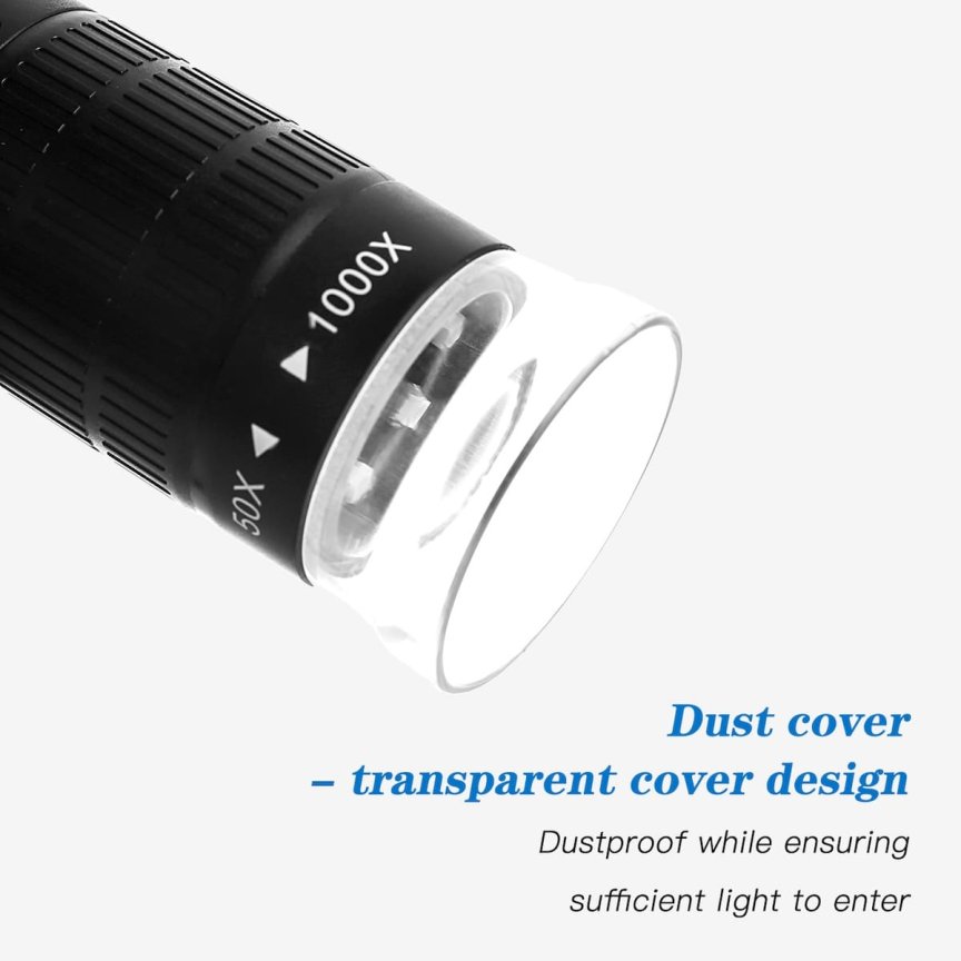 Mikroskop digitálny na mobil s FULL HD 1000x + Wifi (iOS / Android) + 8x LED