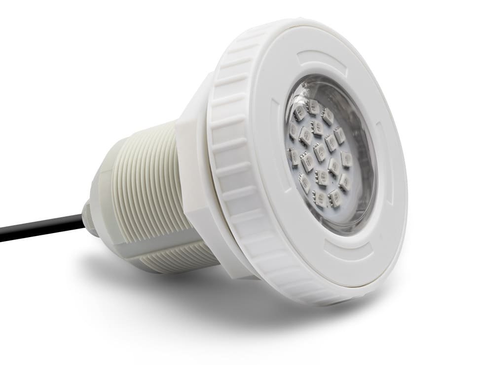 LED svetlo do bazena farebné RGB 103mm IP68 vodotesné - 3W osvetlenie na bazén