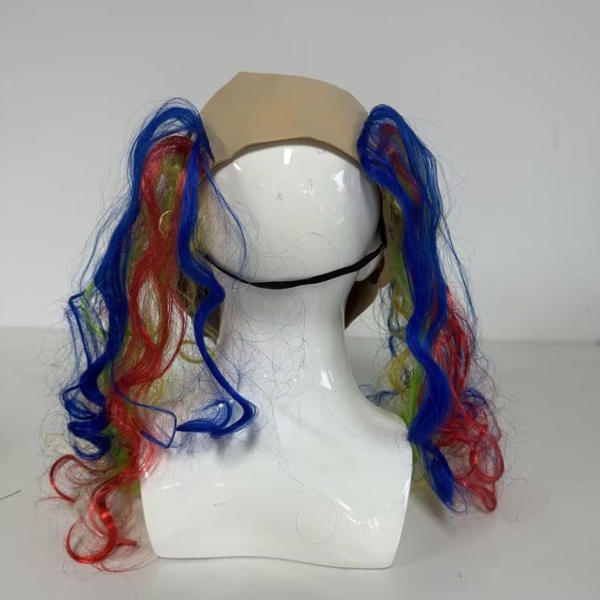 Maska na obličej hororový klaun – latexová maska na karneval pro děti i dospělé