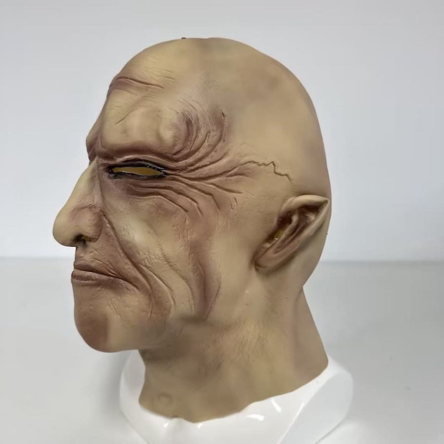 Maska na tvár starý muž Old man – silikónová maska na karneval a Halloween