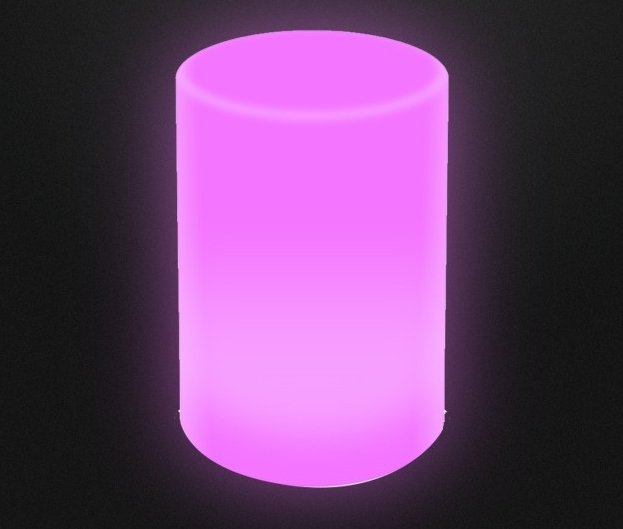 Stolová LED lampa oválna solárna - RGB meniaca farby 10 módov (interier/ exterier)