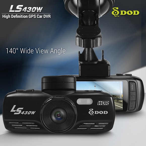 DVR per auto DOD LS430W con GPS