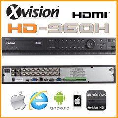 DVR HD cu 8 canale cu capacitate de 1 TB pentru camera 960H