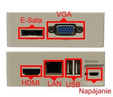 Recorder IP NVR pentru 8 camere 720P/1080P