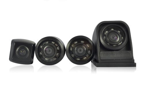 4x IR LED камери за паркиране със 7" LCD дисплей